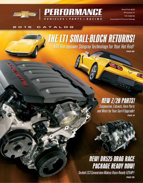 2015 Chevrolet Performance Catalog