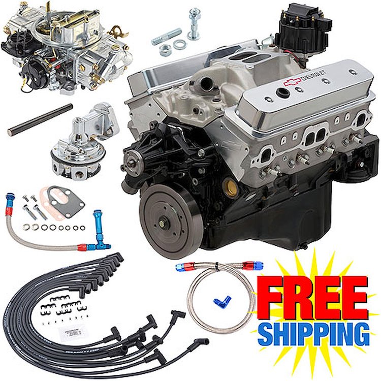 SP350385 Base 350ci Engine Kit with Carb, 385 HP