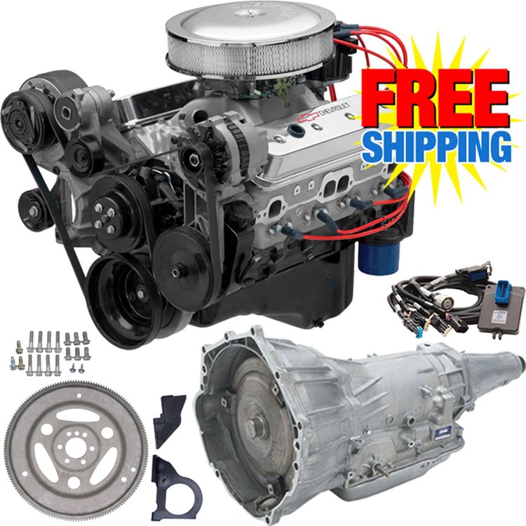 SP350/385 Turn-Key 350ci Connect & Cruise Powertrain System 4L65-E Trans