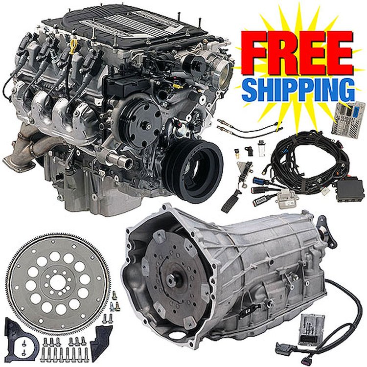 LT4 376ci 6.2L Connect & Cruise Powertrain System Wet Sump 8L90-E Trans
