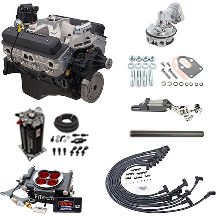 ZZ6 Base 350ci Engine Kit With EFI & Fuel Command Center, 405 HP