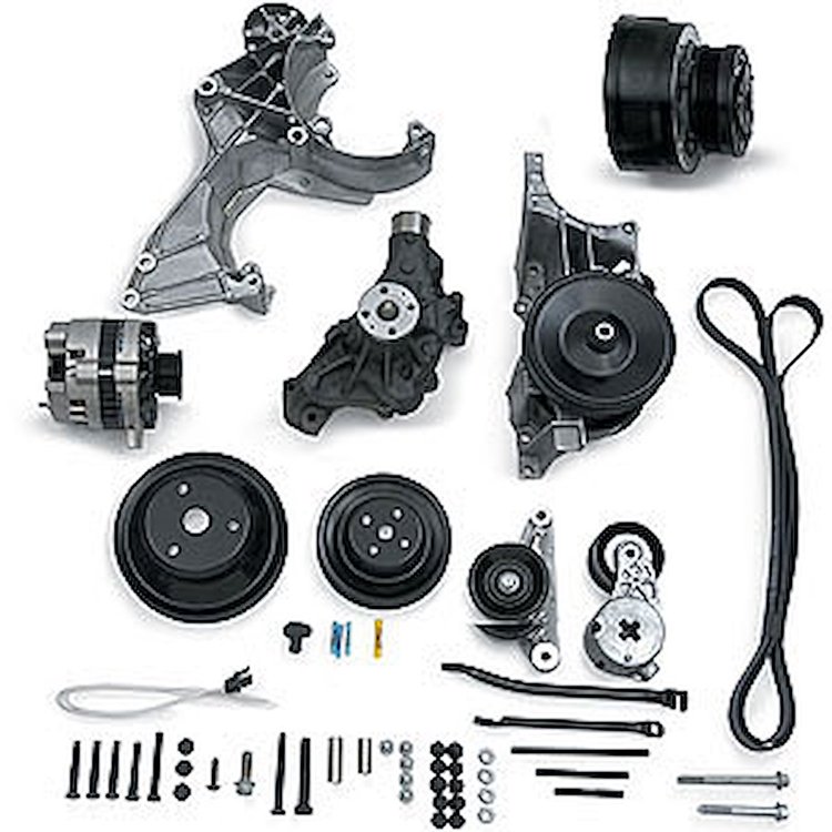 Serpentine Accessory Drive System with A/C Small Block Chevy