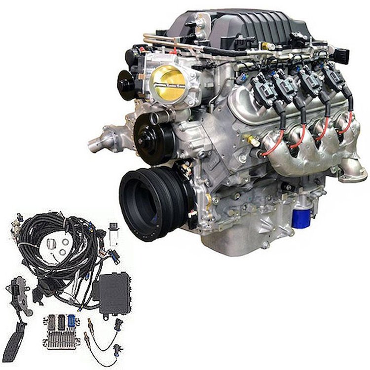 LSA Supercharged 376ci 6.2L Engine Kit, 556 HP @ 6100 RPM