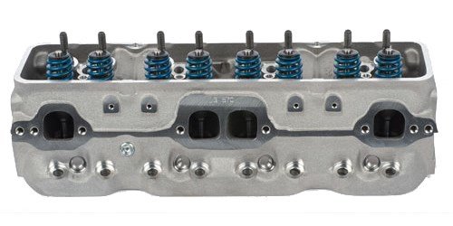 Fast Burn Aluminum Cylinder Head Small Block Chevy, Assembled