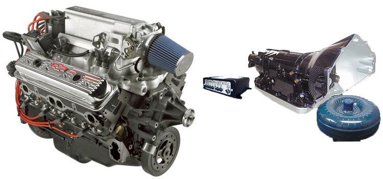 Ram Jet 350 Engine and 4L60E Trans Kit