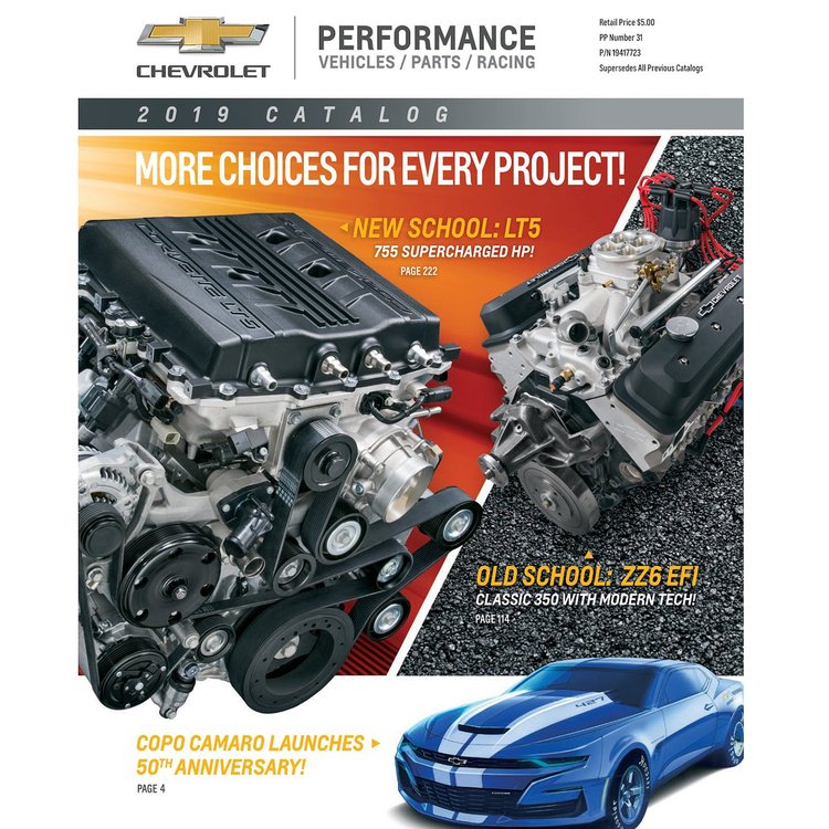 2019 Chevrolet Performance Parts Catalog