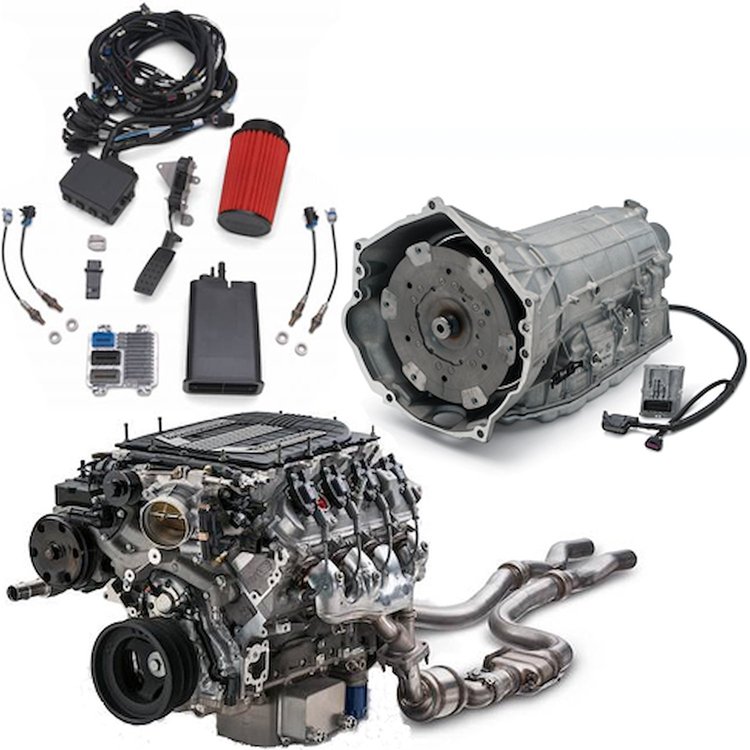 E-ROD LT4 Supercharged 6.2L Connect & Cruise Powertrain System with Supermatic 8L90-E Automatic Transmission