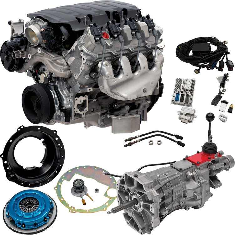 LT1 Wet Sump 376ci 6.2L Connect & Cruise Powertrain System T56 Super Magnum Trans