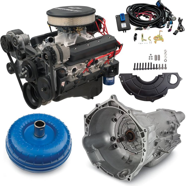 ZZ6 Turn-Key 350 ci Connect & Cruise Powertrain System with Supermatic 4L65-E Automatic Transmission