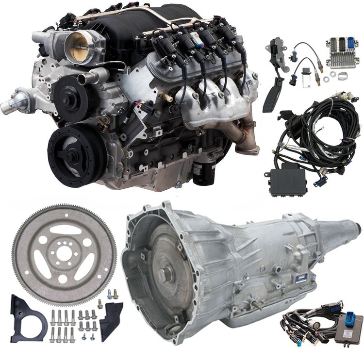 LS427 7.0L Connect & Cruise Powertrain System with Supermatic 4L75-E Automatic Transmission