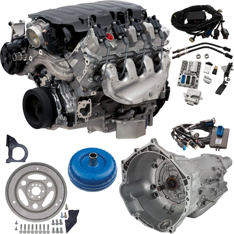 LT1 Wet Sump 376ci 6.2L Connect & Cruise Powertrain System 4L70-E Trans
