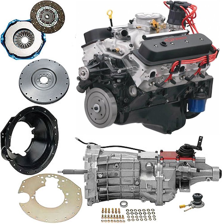 SP383 EFI Deluxe 383 ci Connect & Cruise Powertrain System with T56 Super Magnum Transmission