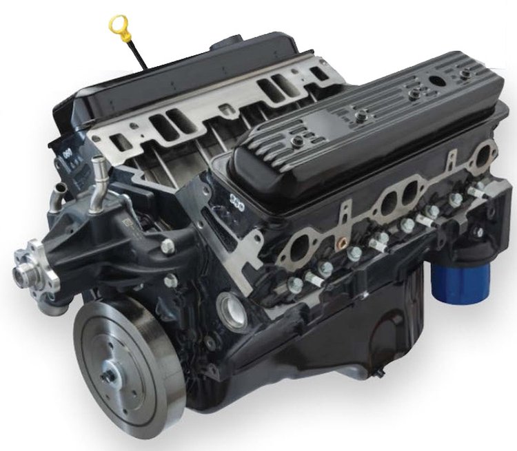 19435449 Small Block Chevy 383E Stroker Engine w/Vortec-Style Iron Heads for 1996-1999 GM Trucks, SUVs