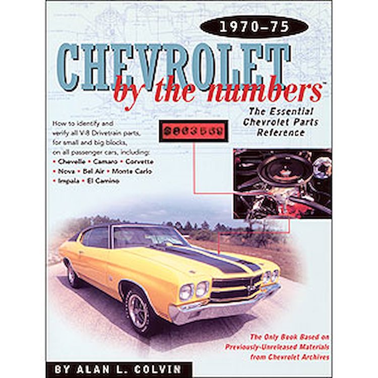Book: Chevrolet By the Numbers (1955-1959 catalog) by Alan L. Colvin