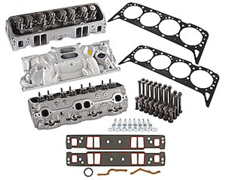 Small Port Cast Iron Vortec Cylinder Head Kit Includes: Pair of Cylinder Heads #809-25534421
