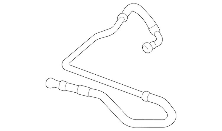 Vapor Canister Purge Front Pipe for 2020-2022 Chevrolet Corvette Stingray