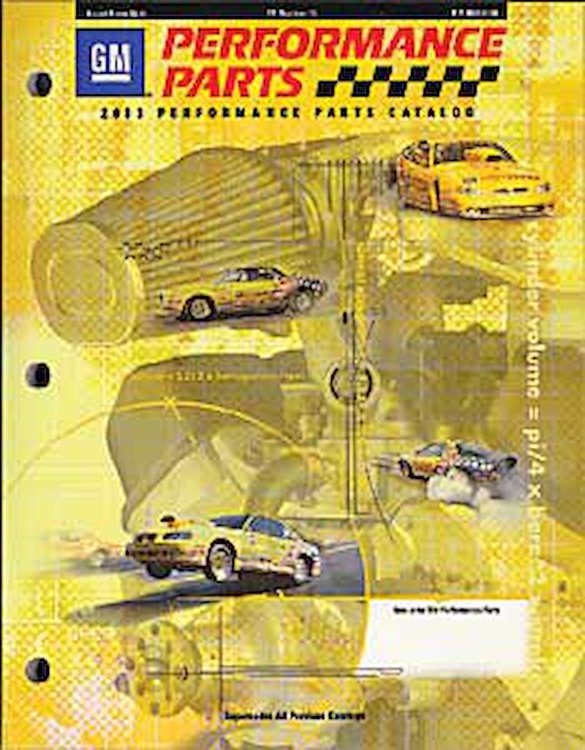 2003 GM Performance Parts Catalog