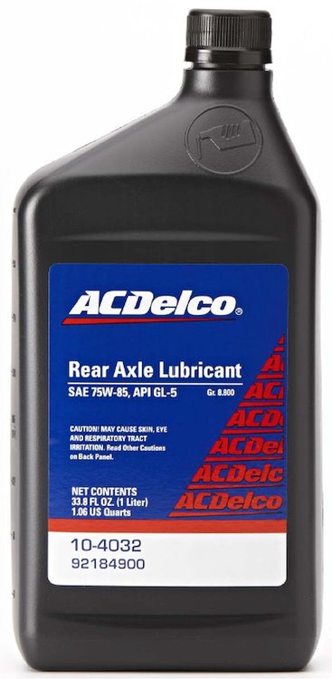 Rear Axle Gear Oil 75W-85