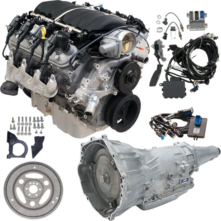 LS376/525 376ci 6.2L Connect & Cruise Powertrain System 4L70-E Trans