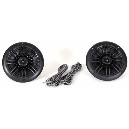 2 Milennia 6.5 Speakers Black With Speaker Wire