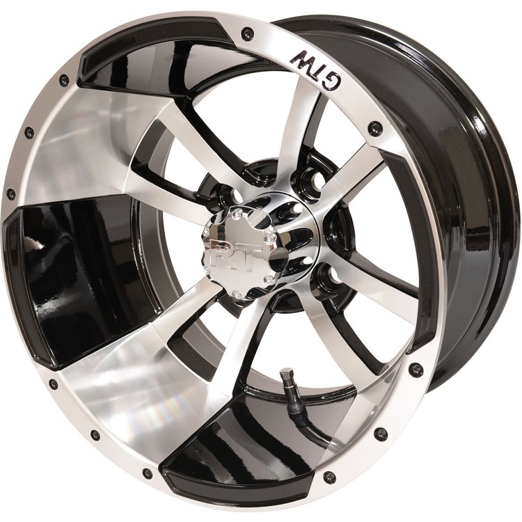 12 x 7 JEGS Machined Black Legend Wheel
