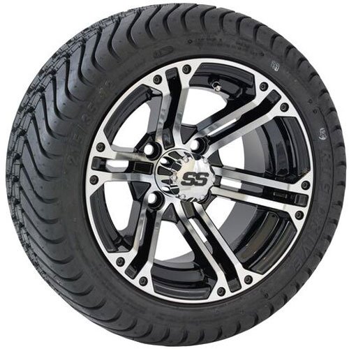Drive Tire with Explorer Machined Black Rim