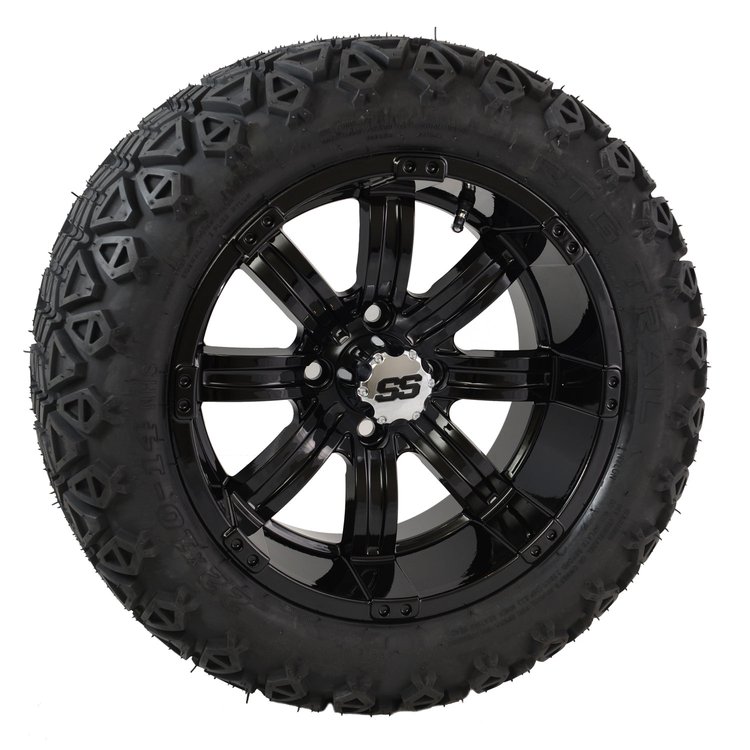 Trail Tire with Charger Matte Black Rim