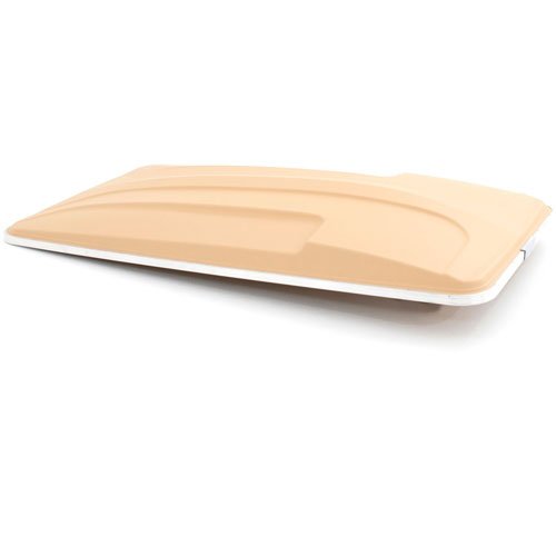 80" Tan Extended Top With Aluminum Trim