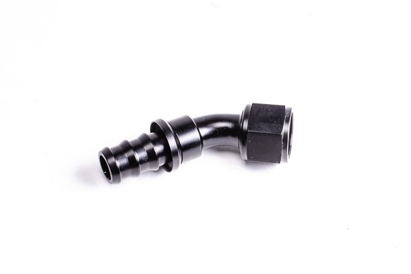 Pushlok Hose End, -12 AN, 45-Degree