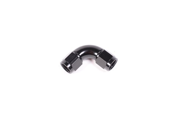 -6 AN Coupler, Female To Female, 90-Degree