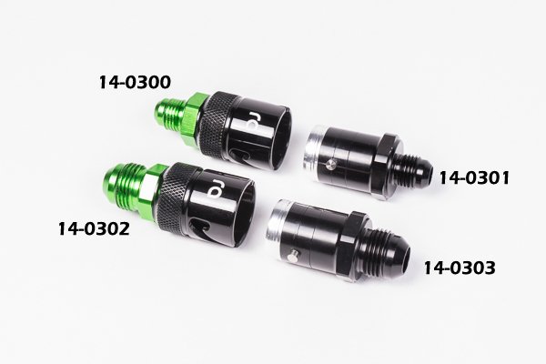 -8 AN Dry Break 27 mm Fitting, Outer