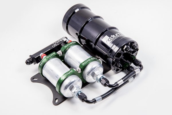 Fuel Surge Tank, Dual External Bosch 044 Horizontal, Pumps Not Included