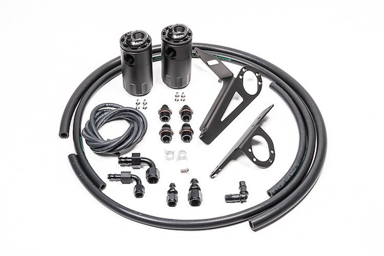 Dual Catch Can Kit, S2000, 2000-2005, Left Hand Drive Only, Fluid Lock