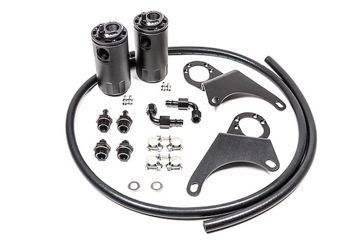 Dual, Catch Can Kit, EVO 8-9, Fluid Lock