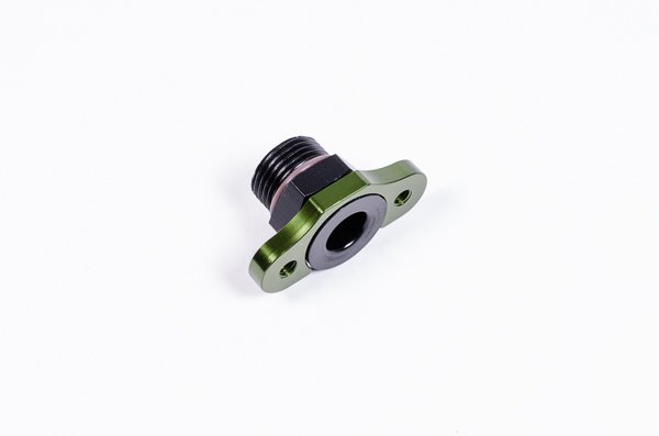 Fuel Pressure Regulator Adapter, -8 AN ORB, 11 mm Bore, 32 mm Spacing, M5