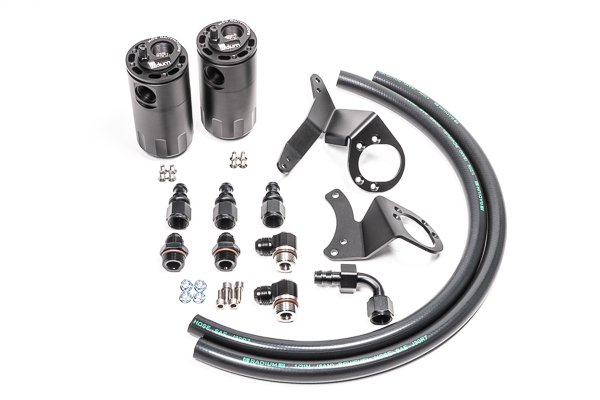 Dual Catch Can Kit, 2011-2014 Mustang GT, Fluid Lock