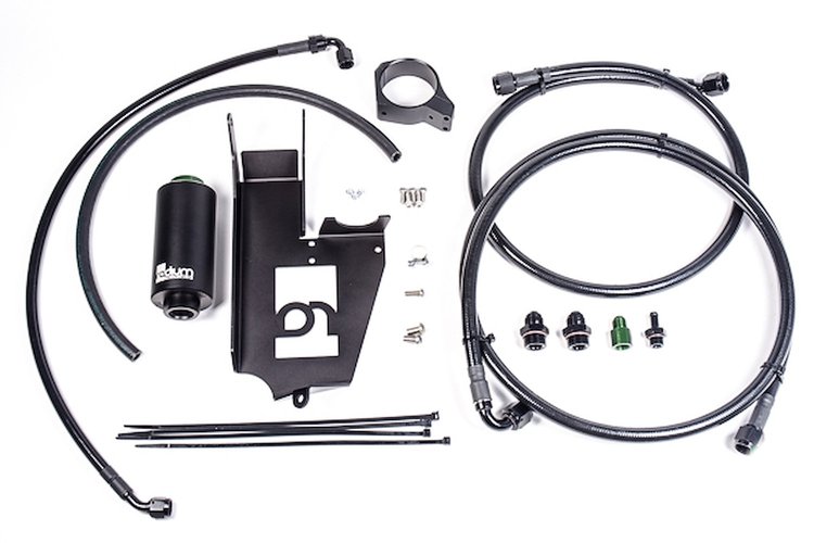 Fuel Hanger Plumbing Kit,EVO 7-8-9, Microglass Filter