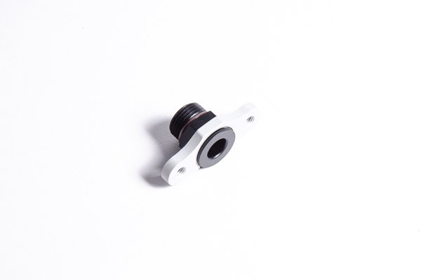 Fuel Pressure Regulator Adapter, -8 AN ORB, 16 mm Bore, 42 mm Spacing, M6