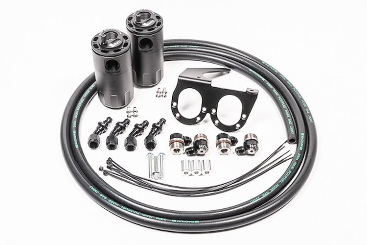 Dual Catch Can Kit, CCV, Nissan R35 GT-R, Fluid Lock