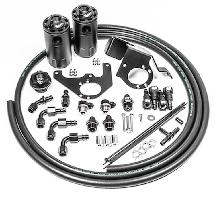 Dual Catch Can Kit, Cadillac CTS-V, Fluid Lock