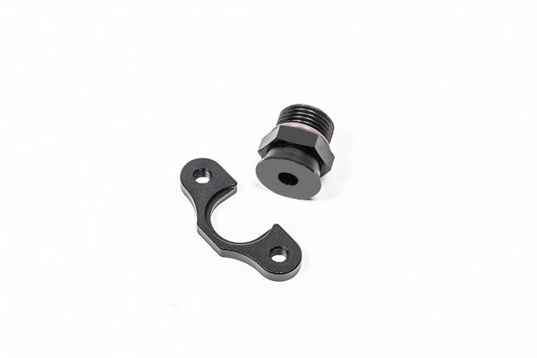 Fuel Pressure Regulator Adapter, -8 AN ORB, 7 mm Bore, 39 mm Spacing, M6