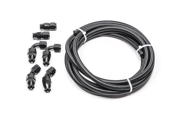 -8 AN Universal DIY PTFE Hose Kit, Black