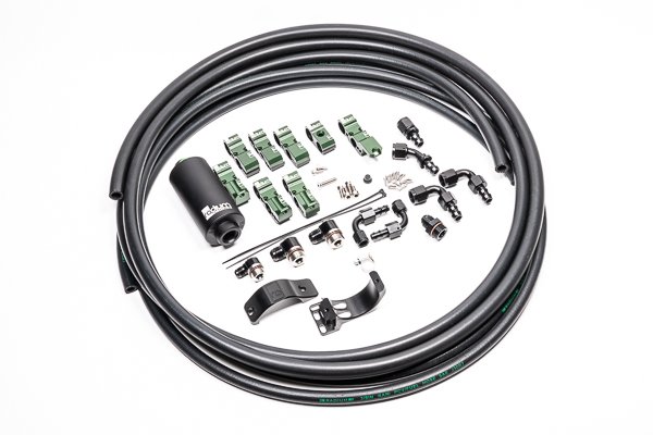 Fuel Hanger Plumbing Kit, Late Nissan, Microglass Filter