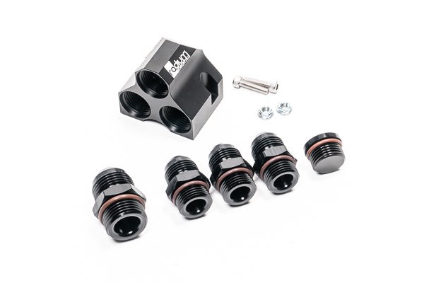 Distribution Block, -12 AN/-10 AN/-10 AN/-10 AN With Fittings