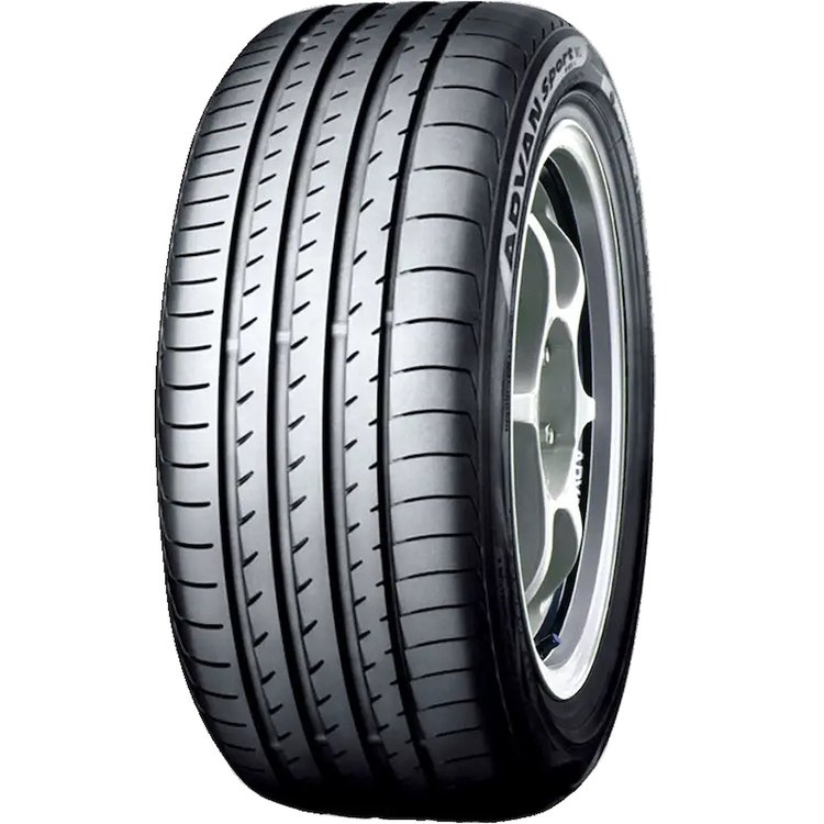 110110556 ADVAN Sport V105 Tire, 255/40ZR20 [Blackwall Sidewall]