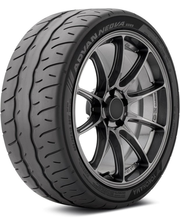 110111960 ADVAN Neova AD09 Tire, 285/35R19 [Blackwall Sidewall]