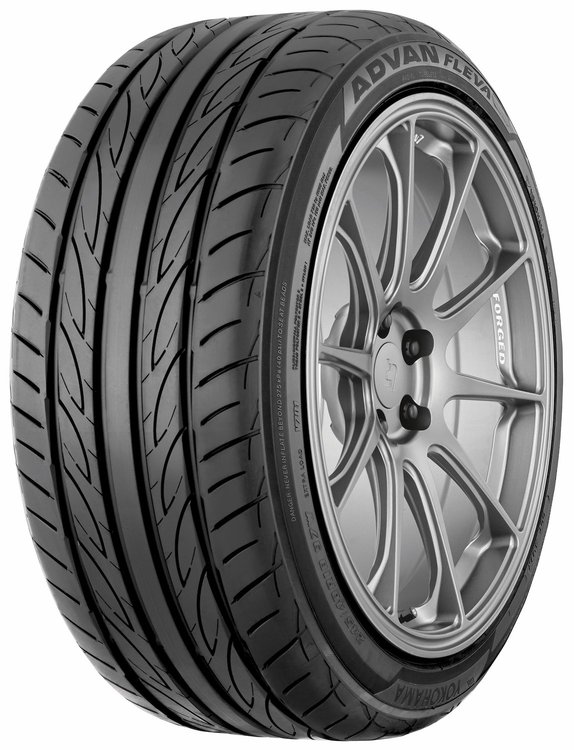 110170192 ADVAN Fleva V701 Tire, 245/35R19 [Blackwall Sidewall]