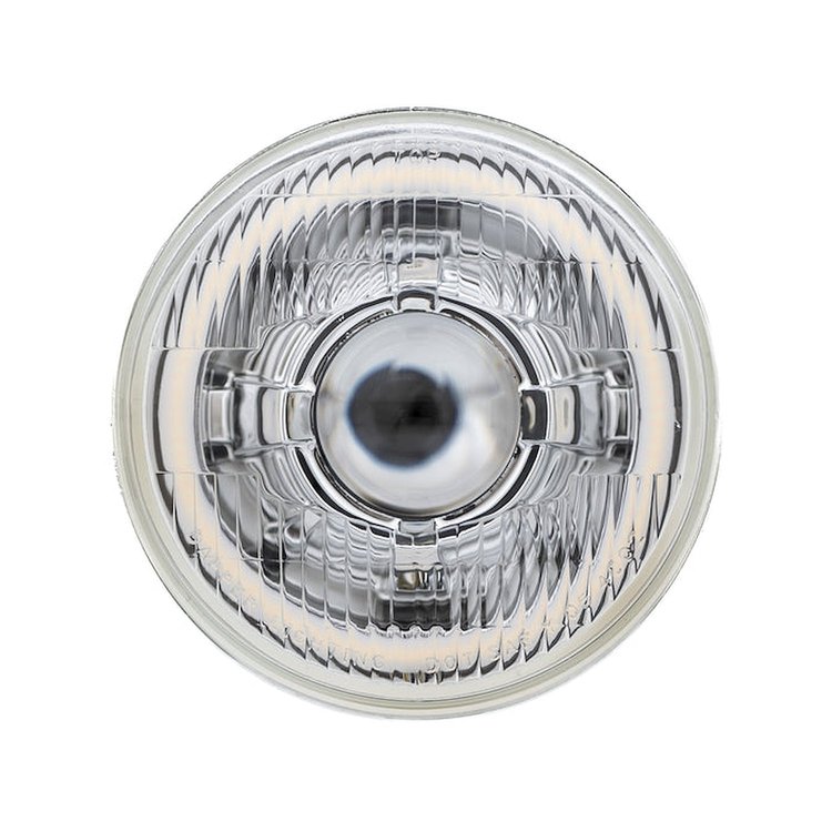 575-30W-HDRSWB-C-OE-D LED Projector Headlight w/HDR Switchback Halo, 5.75 in., 30 W, High/Low Beam, w/Original Glass [Chrome]
