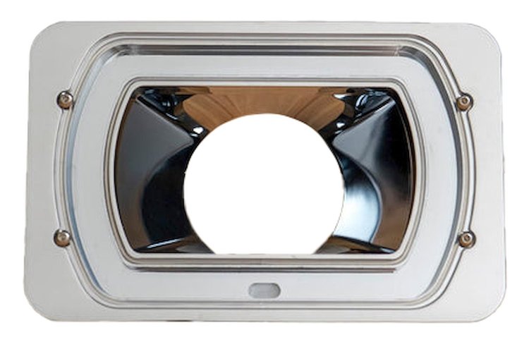 BLT-AIR-46-C Billet Air Intake, 4 in. x 6 in. [Chrome]