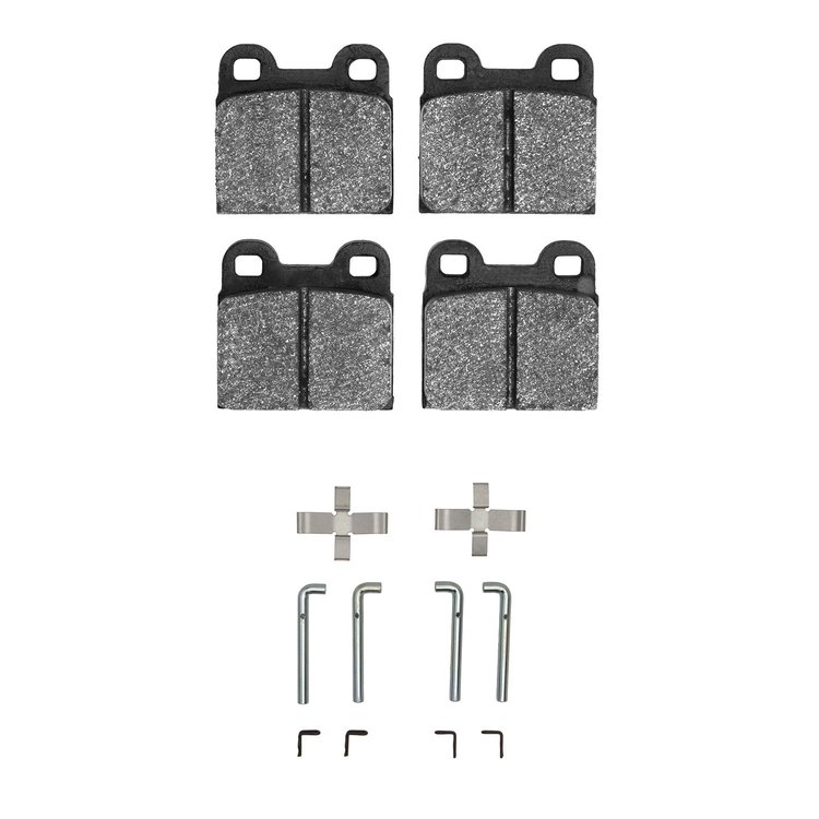 Performance Sport Brake Pads & Hardware Kit, 1975-1986 Alfa Romeo, Position: Rear